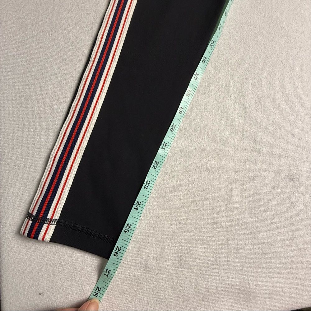Aritzia TNA Black High Rise Leggings Size M Side Stripe Athleisure Activewear - Picture 12 of 14